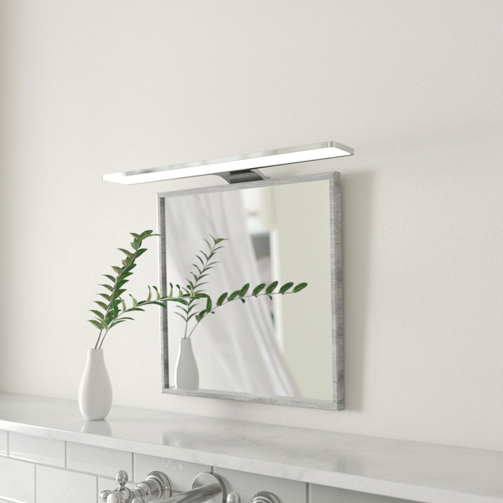 Ebir LED Spiegelleuchte Nayra tageslichtweiß 113° 0,9cm Leuchte Lampe Badlampe - 8435324901634
