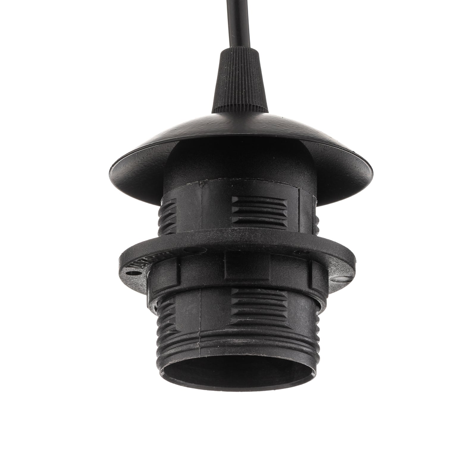 Pendellampe Starla einflammig Hängelampe dimmbar amber transparent schwarz 17cm - 5901738919143