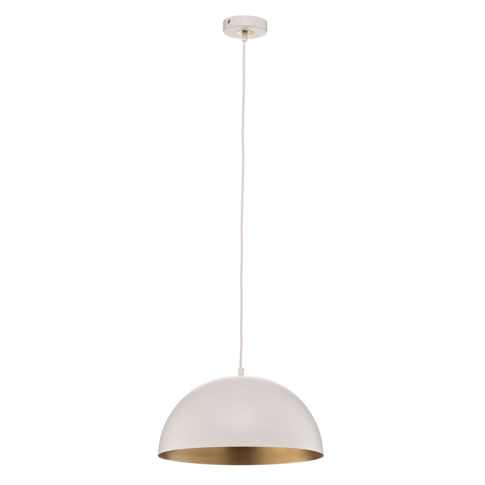 Hängelampe Beta LED Hängeleuchte Pendellampe dimmbar gold weiß Metall 17cm - 5902693778974