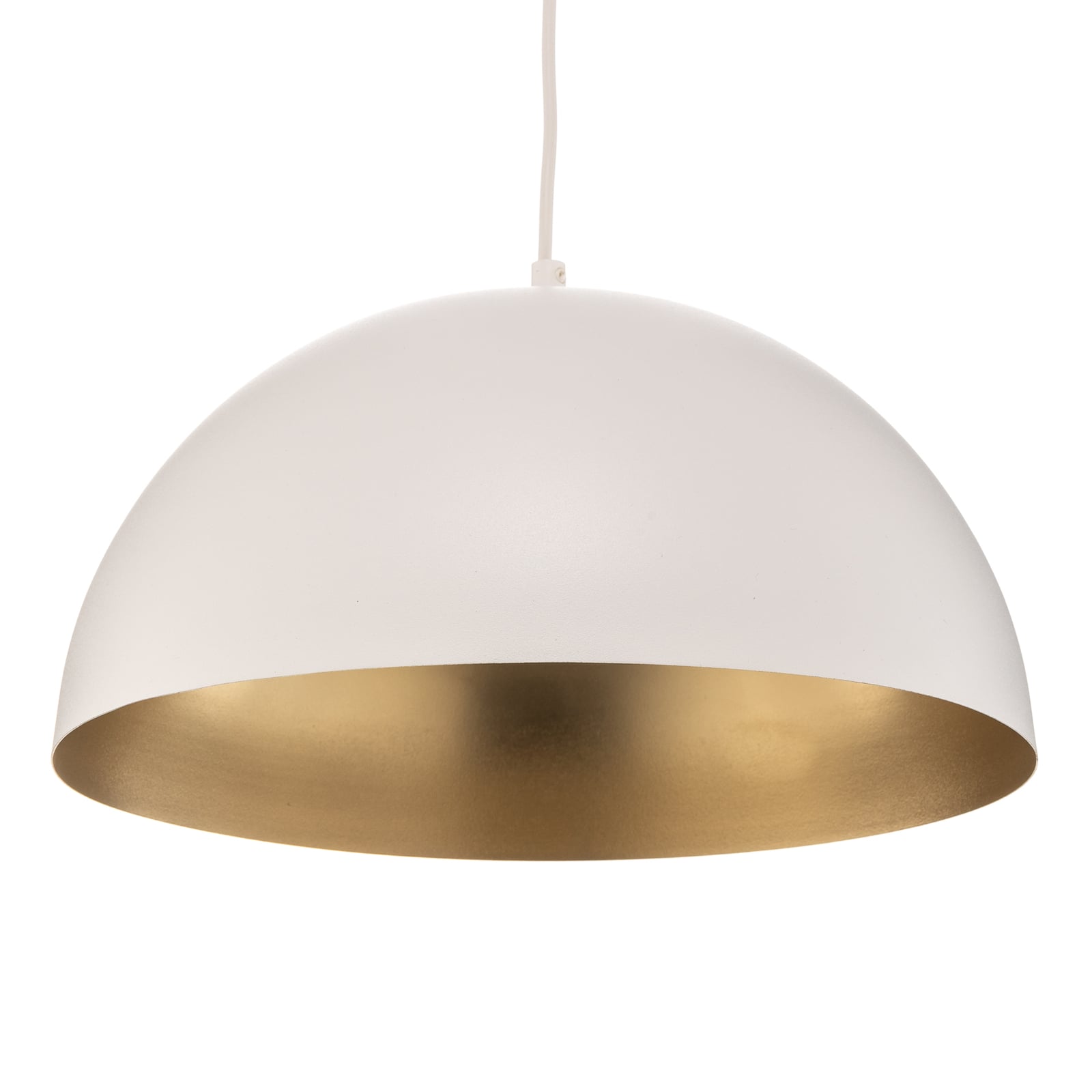 Hängelampe Beta LED Hängeleuchte Pendellampe dimmbar gold weiß Metall 17cm - 5902693778974