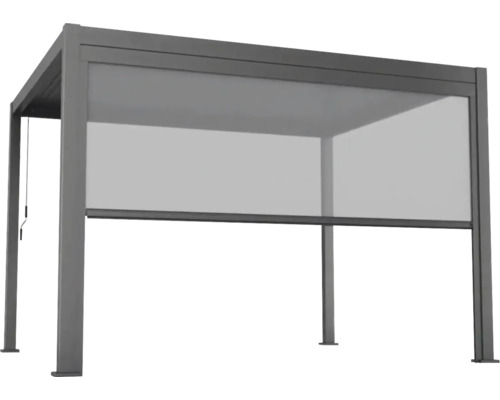 B-Ware Pergola Pavillon Terrassenüberdachung Mit Lamellendach Sonnenrollo