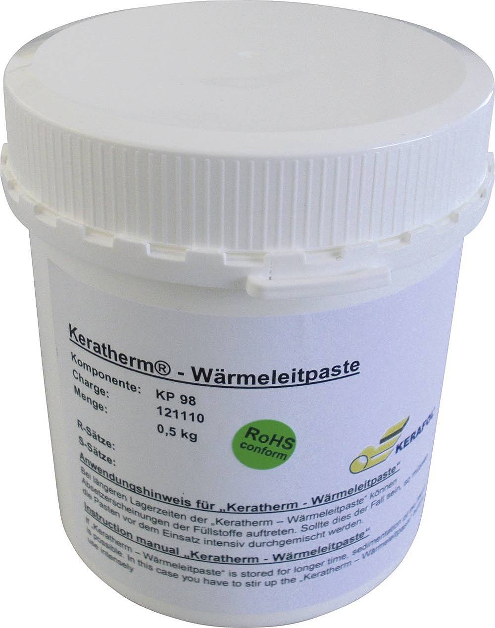 Kerafol KP98 Wärmeleitpaste 6 W/mK 500 g Temperatur max. 150 °C Dunkel-Grau