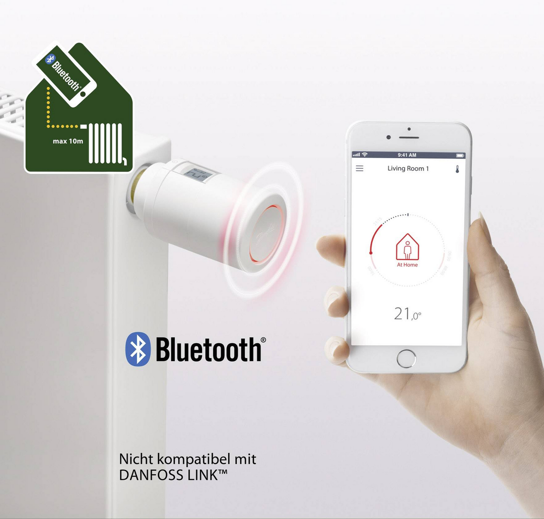 Danfoss 014 G1115 Eco Funk Heizkörperthermostat Thermostat Heizung Elektronisch B-Ware