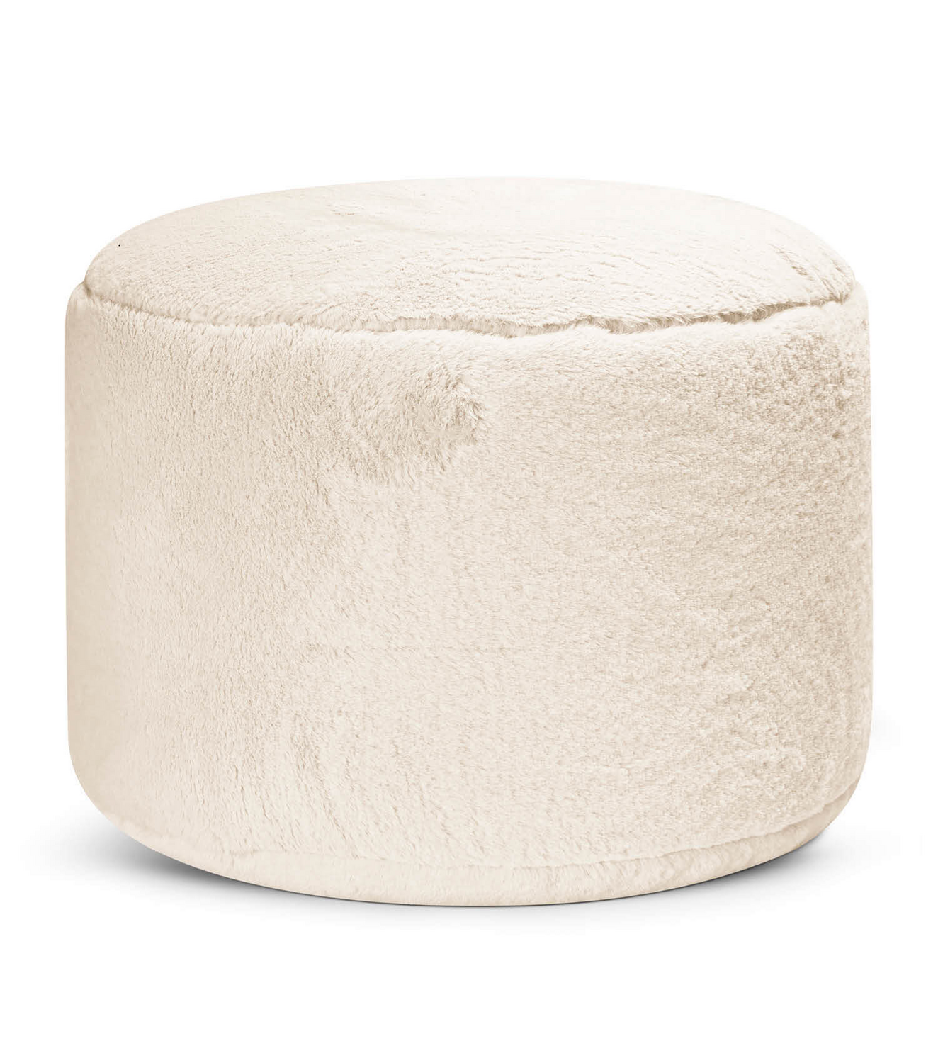 B-Ware Mokebo Pouf Aus Kunstfell 'Der Flauschige', Flauschiger Fußhocker Oder Sitzpouf  - 4262436123302