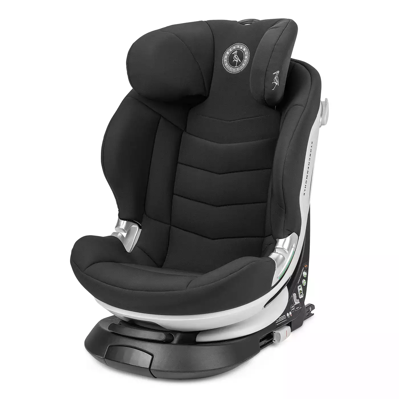 Siège auto enfant Storchenmühle Niki Next de catégorie B, noir onyx
