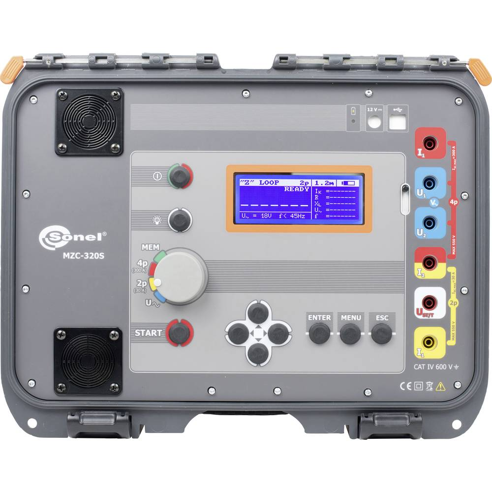 Sonel MZC-320S Hochstrom-Impedanztester Leistungsmesser Leistungsmessgerät
