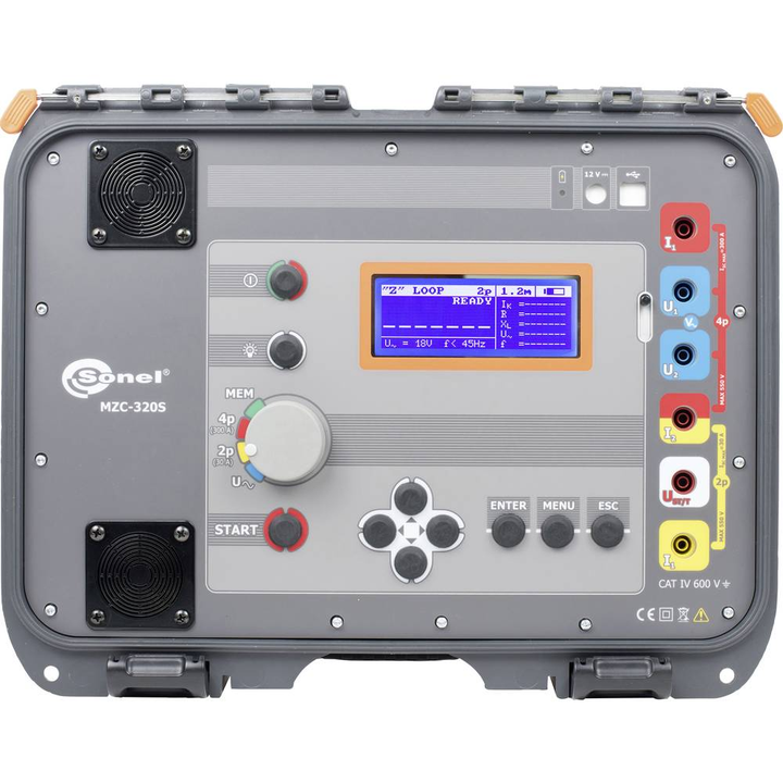 Sonel MZC-320S Hochstrom-Impedanztester Leistungsmesser Leistungsmessgerät