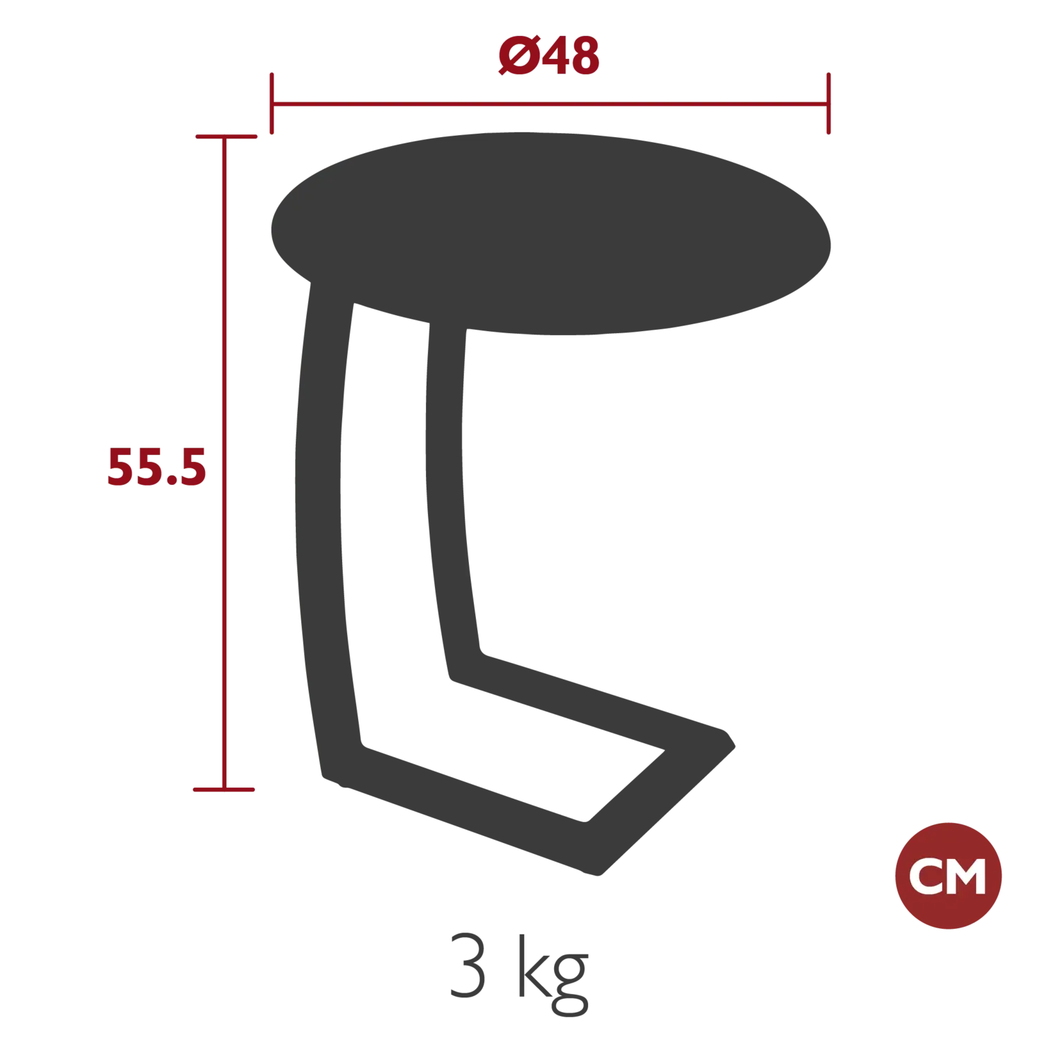 B-Ware Fermob Alizé Versetzter Couchtisch Beistelltisch Outdoor Tisch Gartenmöbel  - 3100540323540