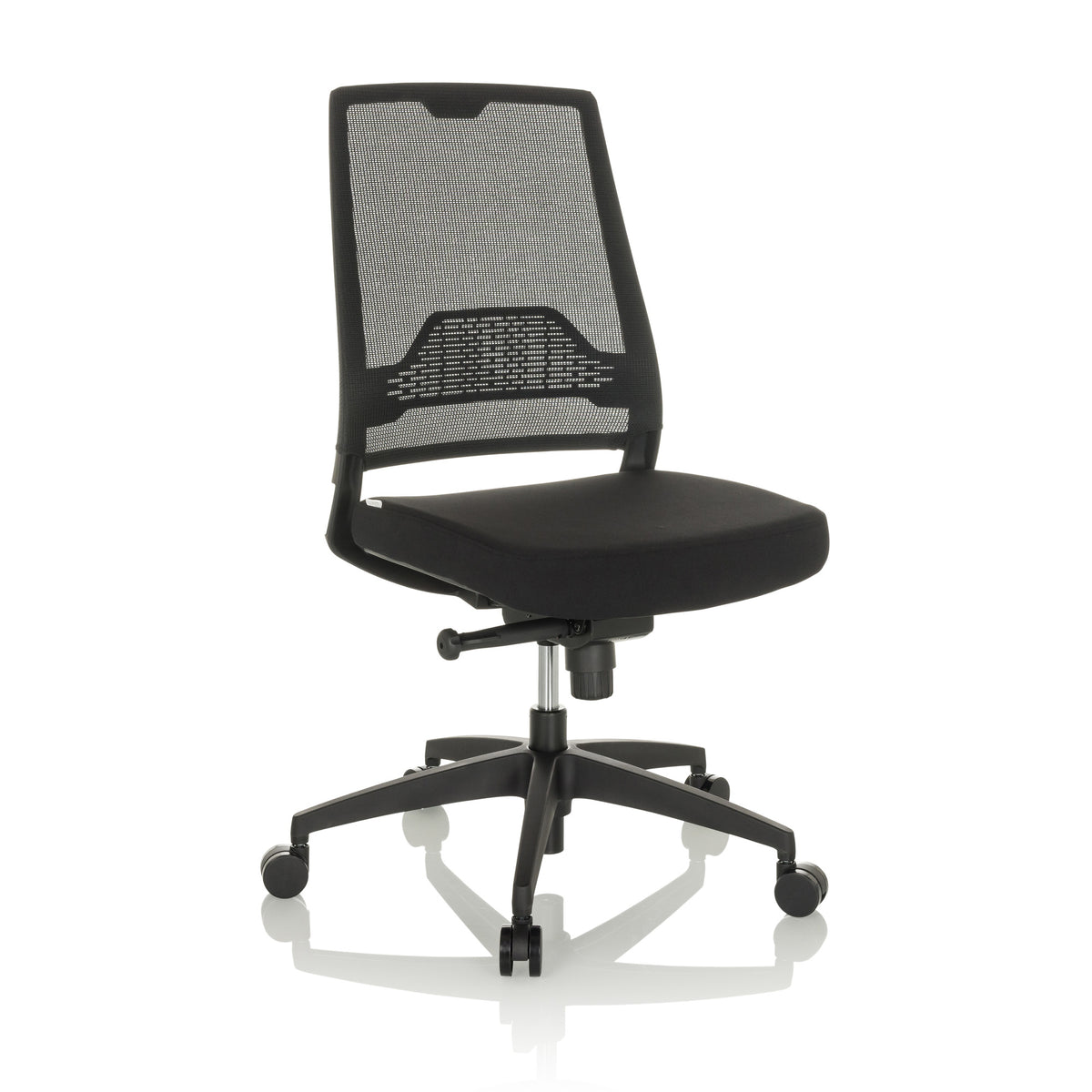 hjh OFFICE Bürostuhl Chefsessel Drehstuhl Netzstoff Lendenstütze schwarz - 4064323036111