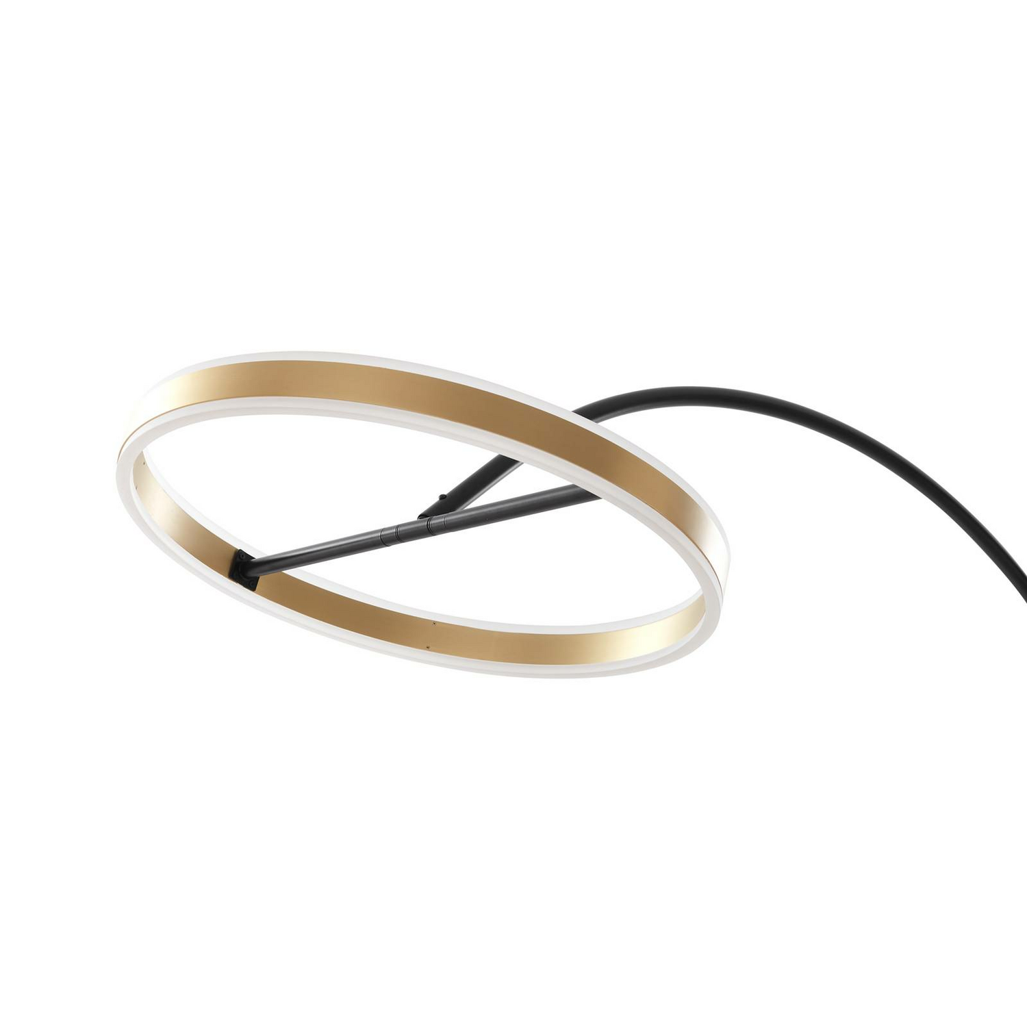 B-Ware Lucande Yekta Led Bogenstehlampe Stehlampe Stehleuchte Leuchte Stepdim Messing