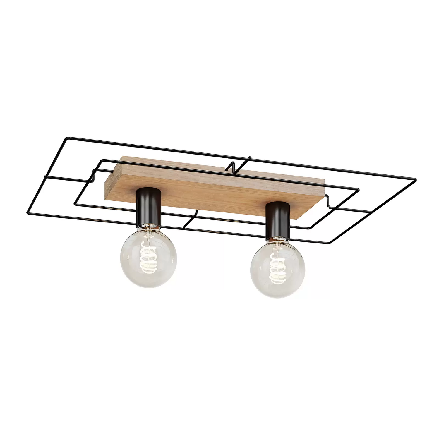 Envostar Bridge Deckenleuchte 2fl Rechteckig Deckenlampe Lampe Leuchte Spot E27 B-Ware - 4251911723441