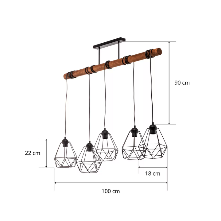 Acero Hängeleuchte Hängelampe Leuchte Lampe Pendelleuchte Pendellampe Licht E27