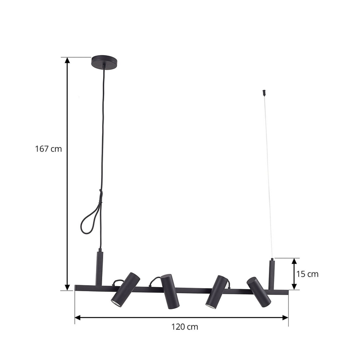 Lucande Lysias Hängeleuchte Hängelampe Leuchte Lampe Pendelleuchte Pendella295 B-Ware - 4251911785975