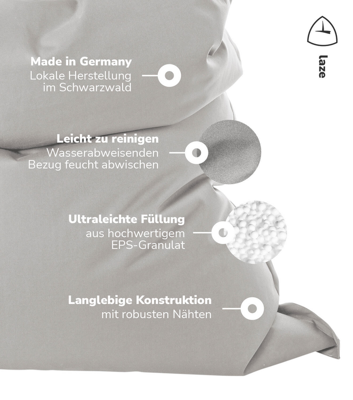 Mokebo Sitzsack Xxl Für Kinder & Erwachsene 'Der Große' Bean Bag Sitzkissen Sitz B-Ware