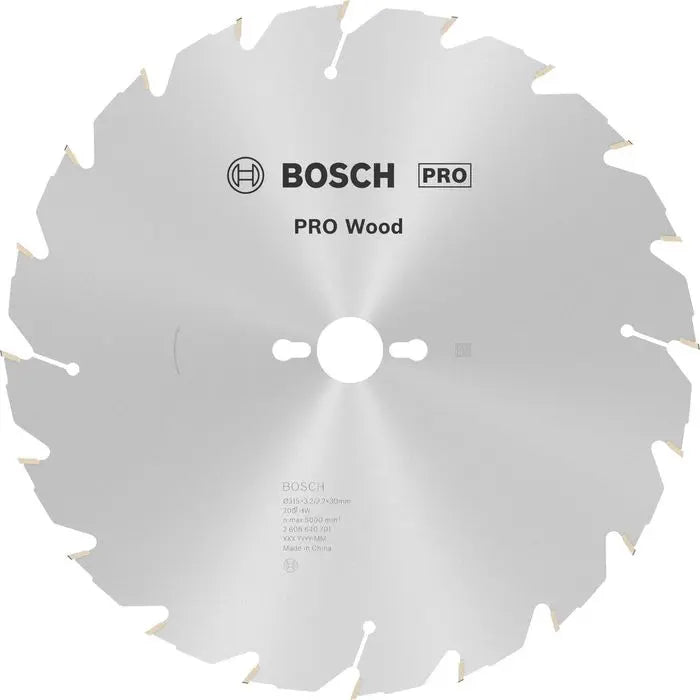 B-Ware Bosch Kreissägeblatt Sägeblatt Pro Wood 315 Mm 20 Zähne Silber Holzschnitt - 3165140194808