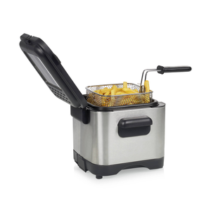 B-Ware Princess 182612 Fritteuse 1000 W Antihaftbeschichtung überhitzungsschutz Silber