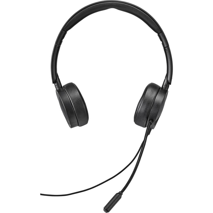Renkforce RF-HS-360 Computer On Ear Headset kabelgebunden Schwarz Kopfhörer