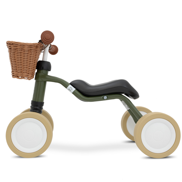 Puky WUTSCH Retro Laufrad Lauflernrad Lernrad Kinderrad Laufhilfe Olivgrün
