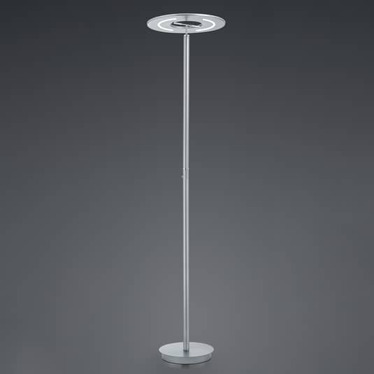 HELL LED Stehleuchte Monti Stehlampe Standleuchte Lampe Leuchte Eisen nickel