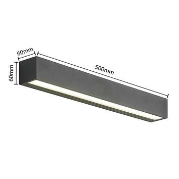 B-Ware Arcchio Lengo Led Wandlampe Wandleuchte Wandlicht Leuchte Cct 50cm 2 Fl. Grafit