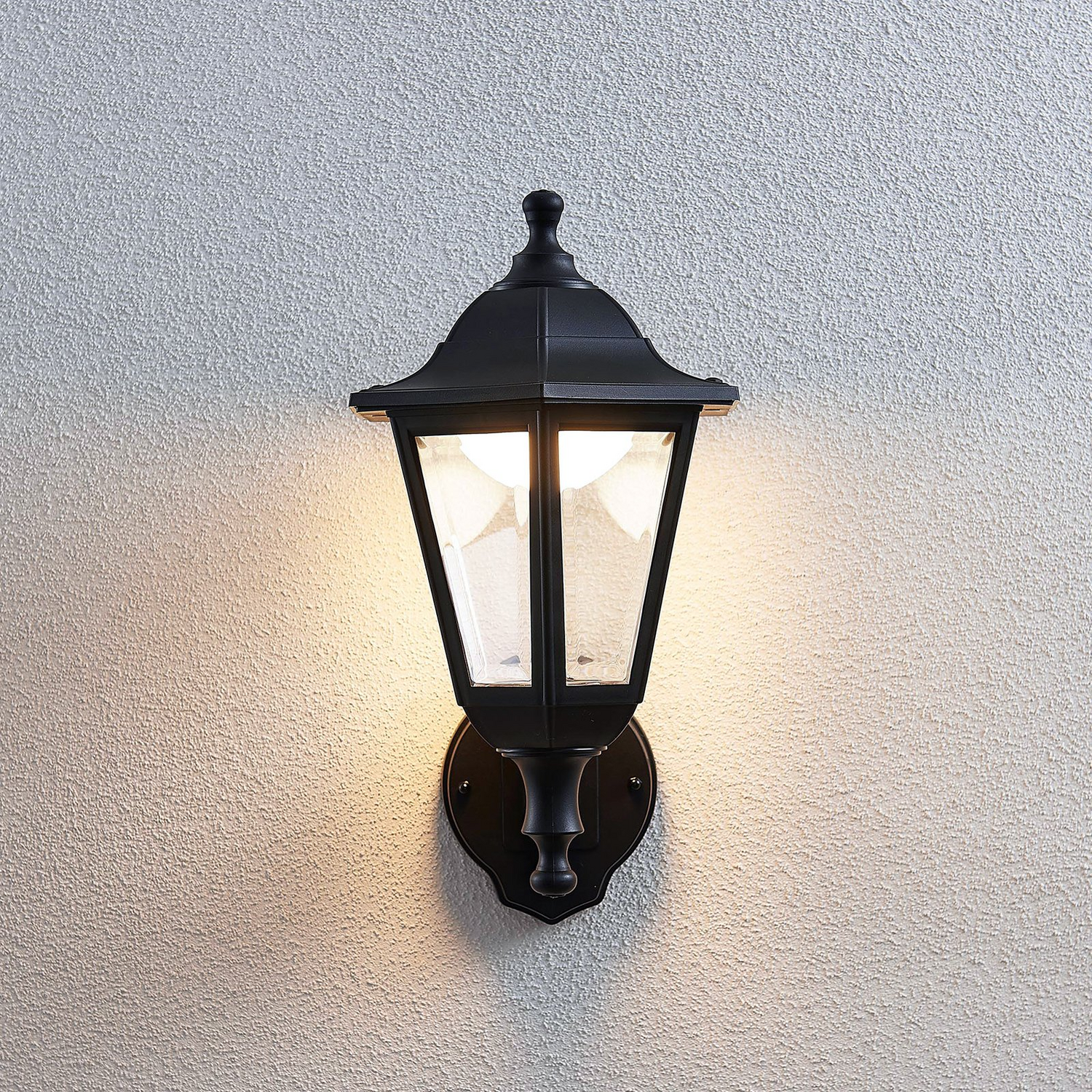 B-Ware Lindby Lavo Led Außenwandlaterne Außenwandleuchte Lampe Gartenleuchte Schwarz