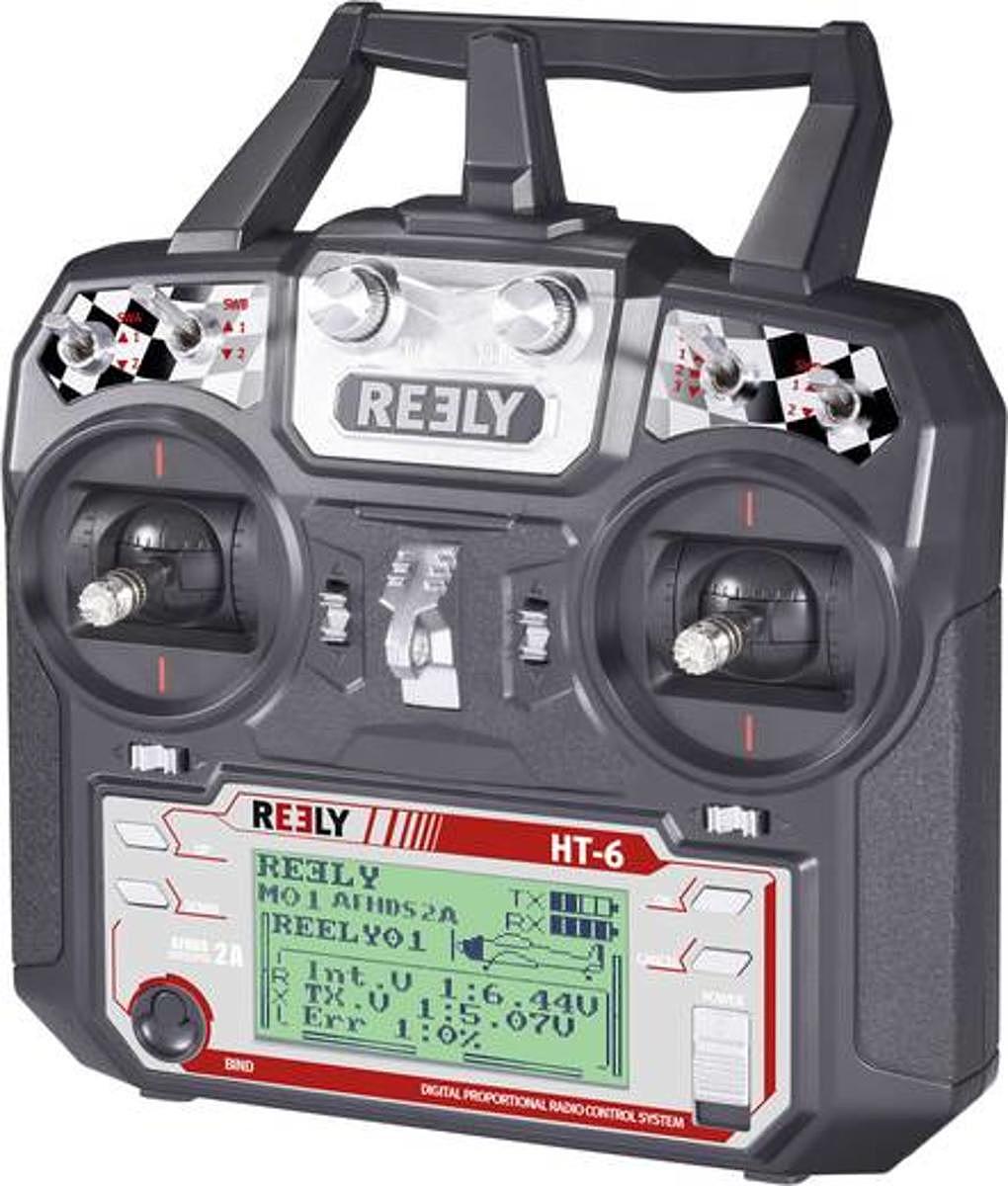 Reely HT-6 Hand Fernsteuerung 2,4 GHz Anzahl Kanäle 6 inkl. Empfänger Display