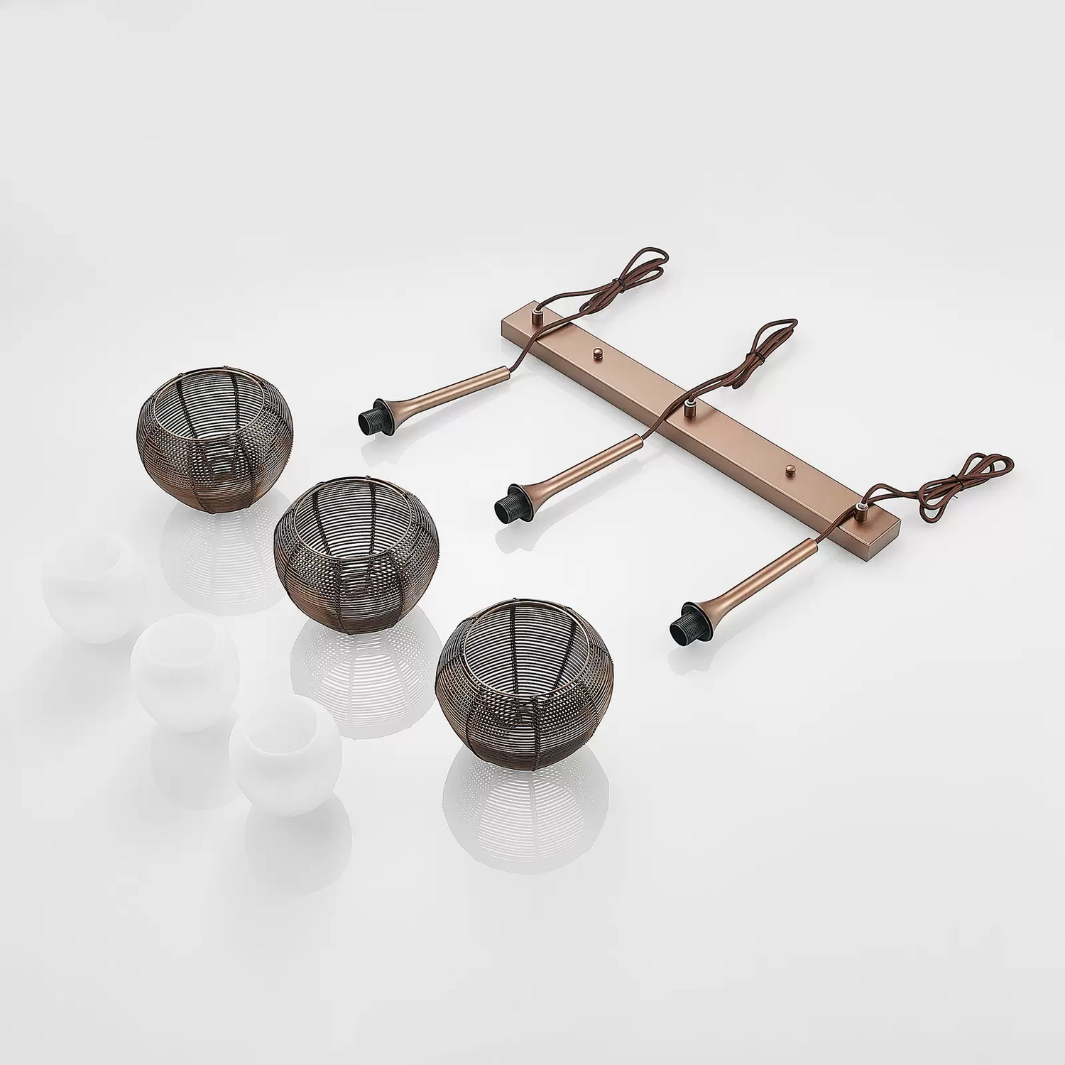 B-Ware Lucande Tetira Hängelampe Hängeleuchte Deckenleuchte Lampe Deckenlampe E14 Spot