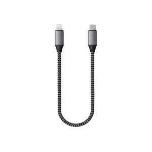 B-Ware Satechi - USB-C to Lightning Charging Cable - 25cm, Apple MFi Certified, for iPhone 14/13/12/XS/XR/X Series - Black