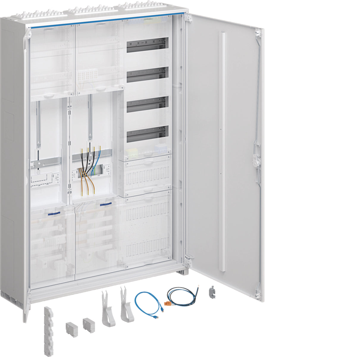 Hager Komplettschrank Zählerschrank Zählerplatz APZ IP44 1100x550x205 mm ESA - 3250610004371