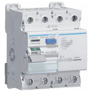 B-Ware Hager Fi Schutzschalter Fehlerstromschutzschalter Allstromsensitiver Fi 40 A 0.3 A