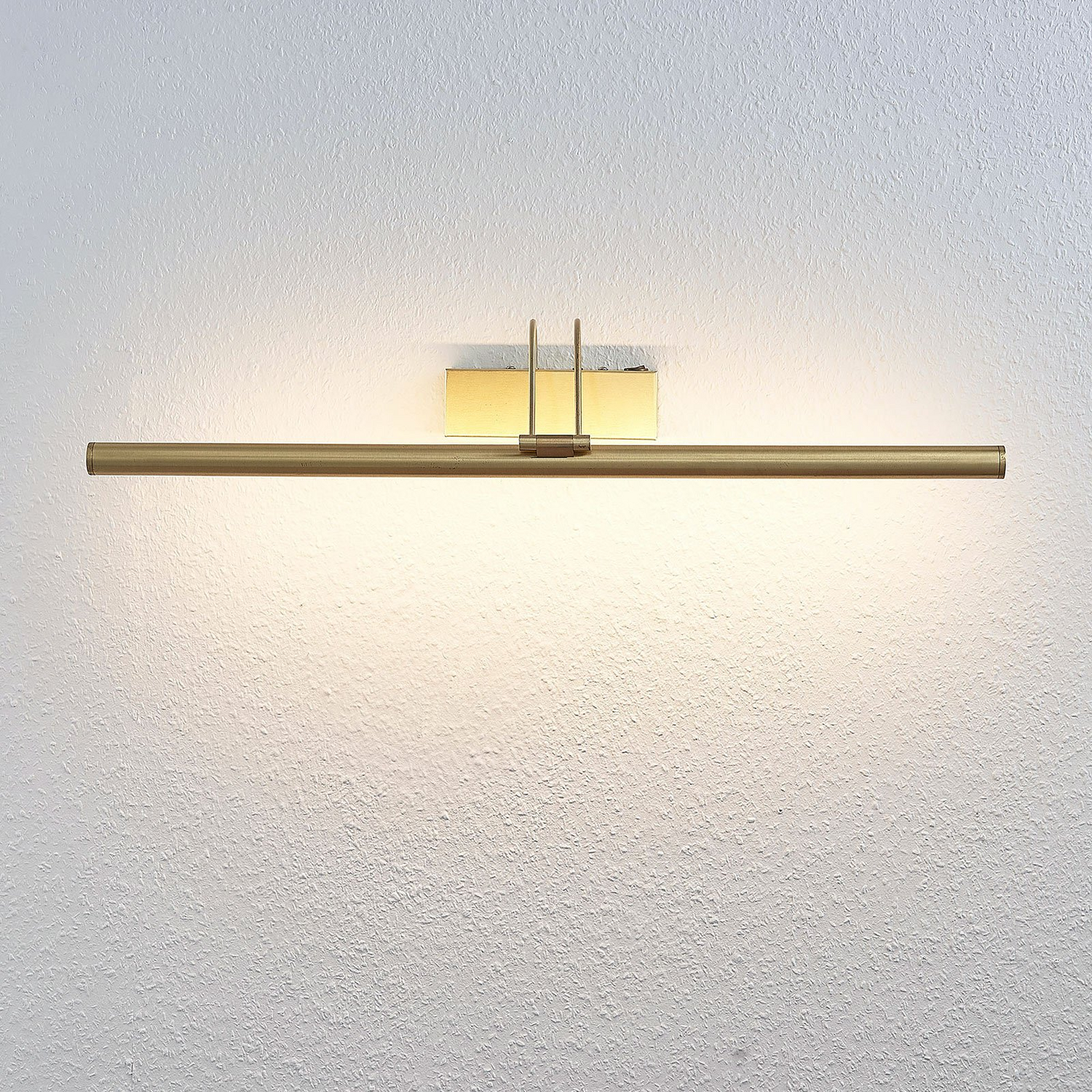 B-Ware Lindby Bilderleuchte Bilderlampe Led Mailine Messing Schalter Wandlampe