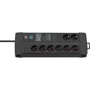 B-Ware Brennenstuhl 1256000698 Power Extension 3 M 8 AC Outlet(s) Indoor Blac