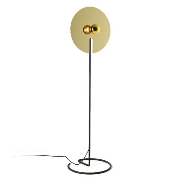 Wever & Ducré Lighting Mirro Stehlampe 2.0 Stehleuchte Licht Lampe schwarz gold