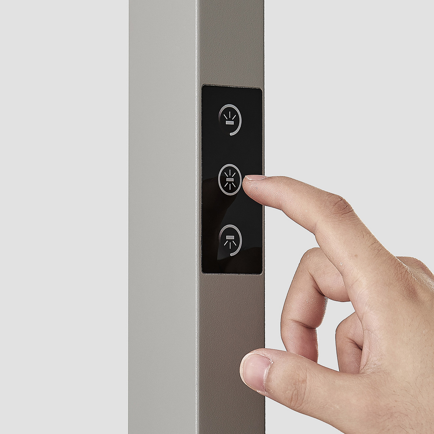 B-Ware LED Stehlampe Ionel Arcchio Direkt Indirekt Tageslichtsensor Stehleuchte Büro