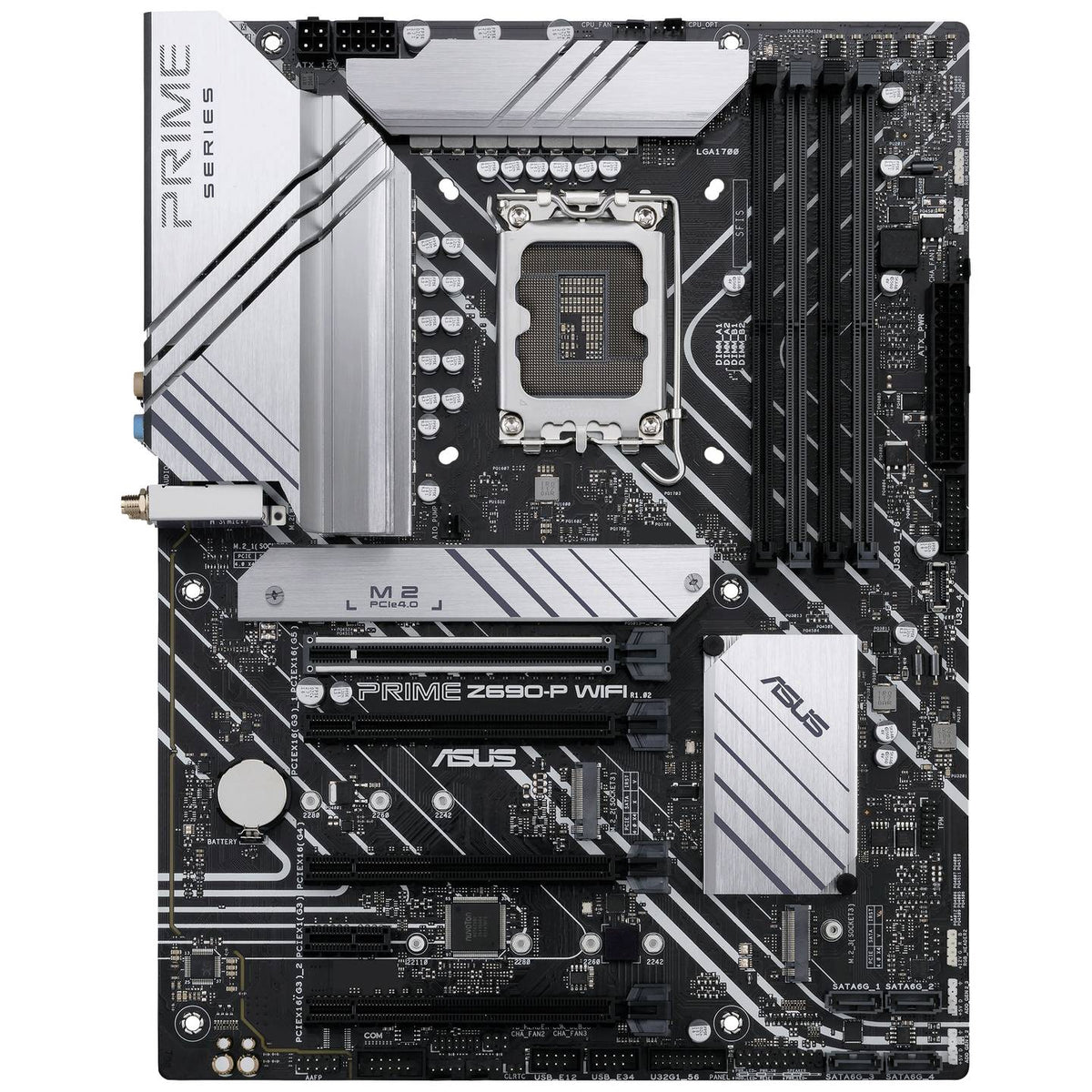Asus PRIME Z690-P WIFI Mainboard Sockel Intel 1700 Formfaktor DDR5-RAM 128 GB - 4711081469612