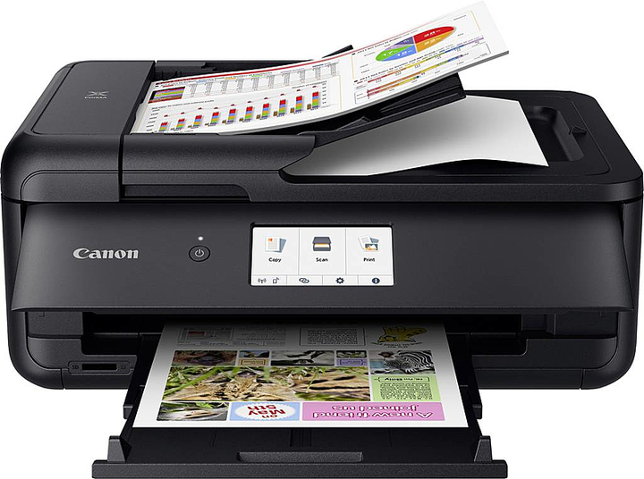 Canon Pixma Ts9550 Tintenstrahl Multifunktionsdrucker A3 Drucker Siehe Text/Foto B-Ware