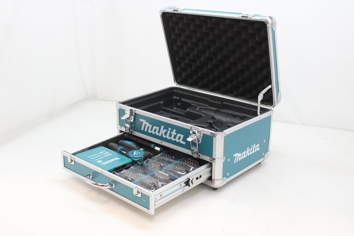 Makita 2 Gang Akku Schlagbohrschrauber Koffer Zubehör Schlagbohrer Siehe Text/ B-Ware