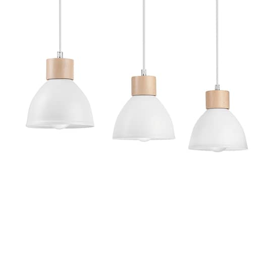 Suspension Envostar Tira de qualité B, plafonnier, E27, 3 ampoules W873