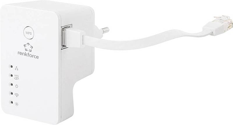 Renkforce Rf Ap N300 Mini Wlan Access Point 300 M Bit/S 2.4 G Hz Netzbetrieben D413 B-Ware