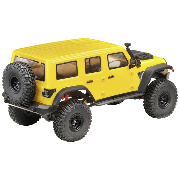 Absima First Step Micro Crawler Jeep-Yellow Brushed 1:18 RC Modellauto Truck