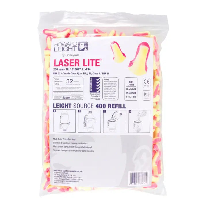 B-Ware Honeywell 200 Paar Gehörschutzstöpsel Laser Lite En 352 2 Snr 35 D B Nachfüllpack - 33552014324