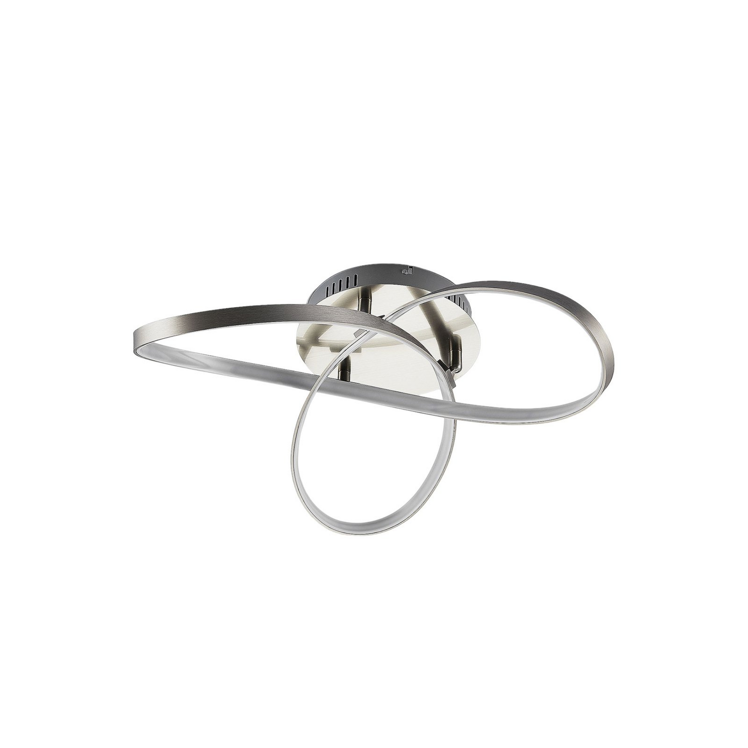 Plafonnier LED Lindby de forme moderne, qualité B, indice de protection IP20.