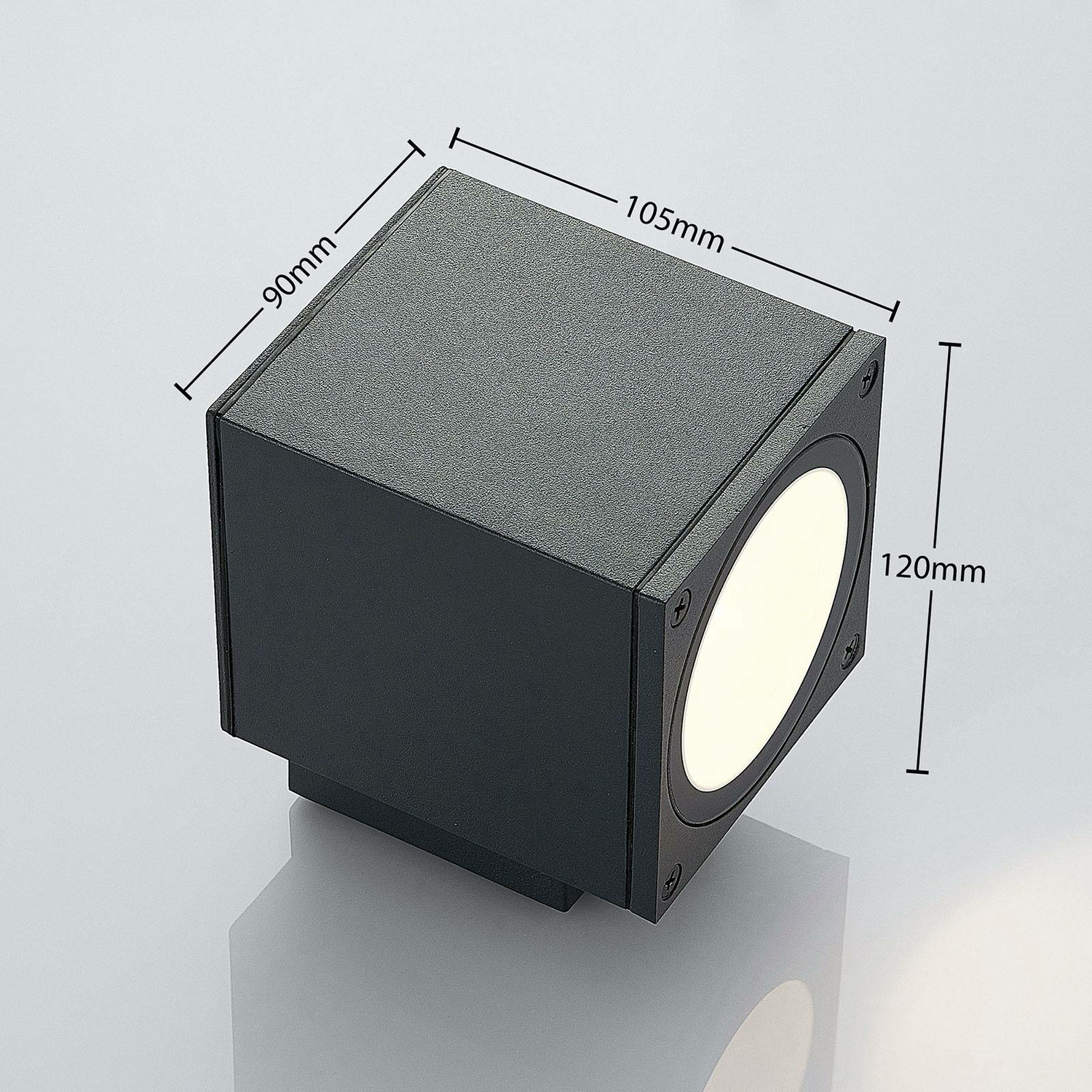 B-Ware Lindby Led Außenwandlampe Mekita Außenlampe Wandlampe Wandleuchte Lampe Leuchte