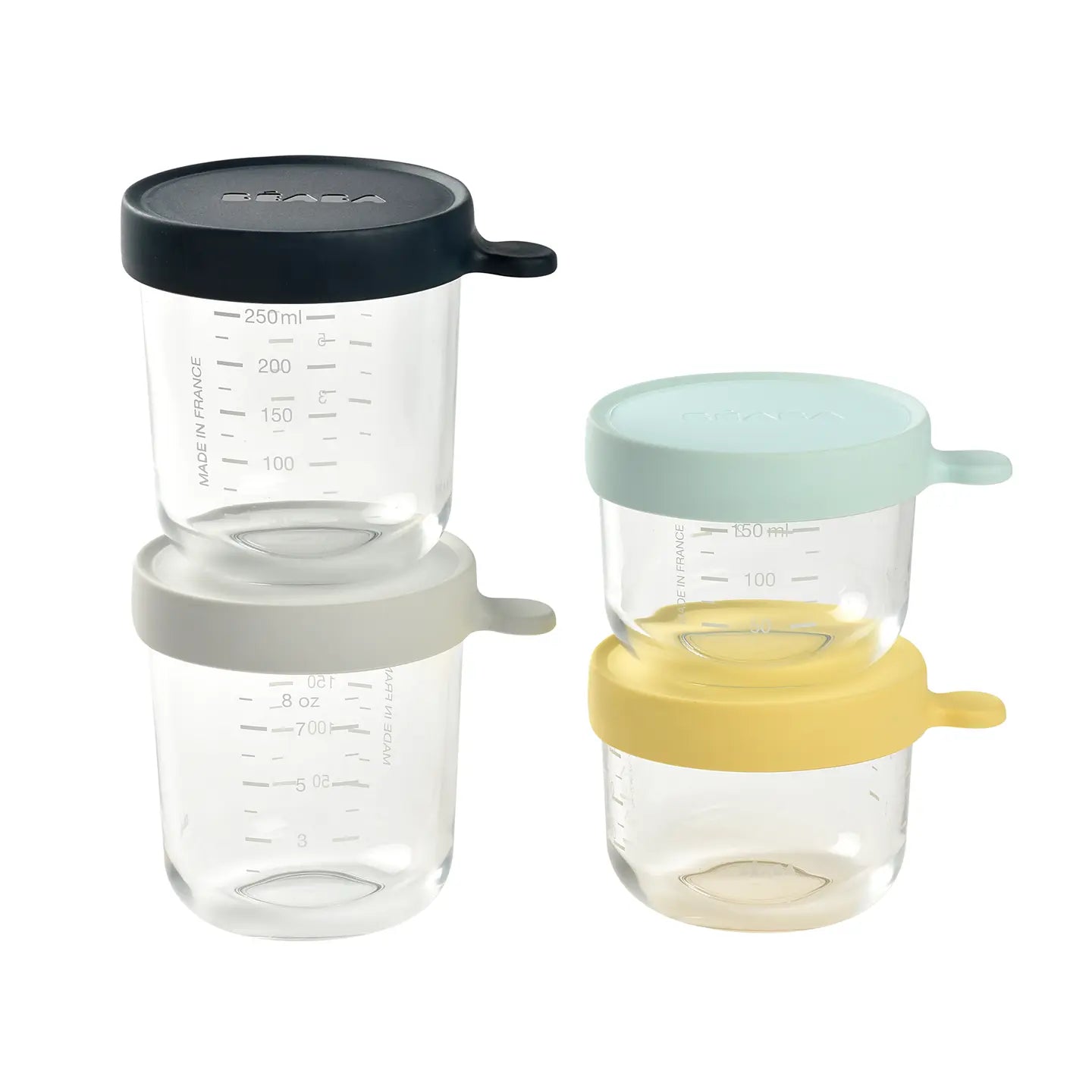 B-Ware Bèaba Portionsbehälter Set Behälter Aufbewahrungsbox Glas Babynahrung 2 Sets - 3384349129965