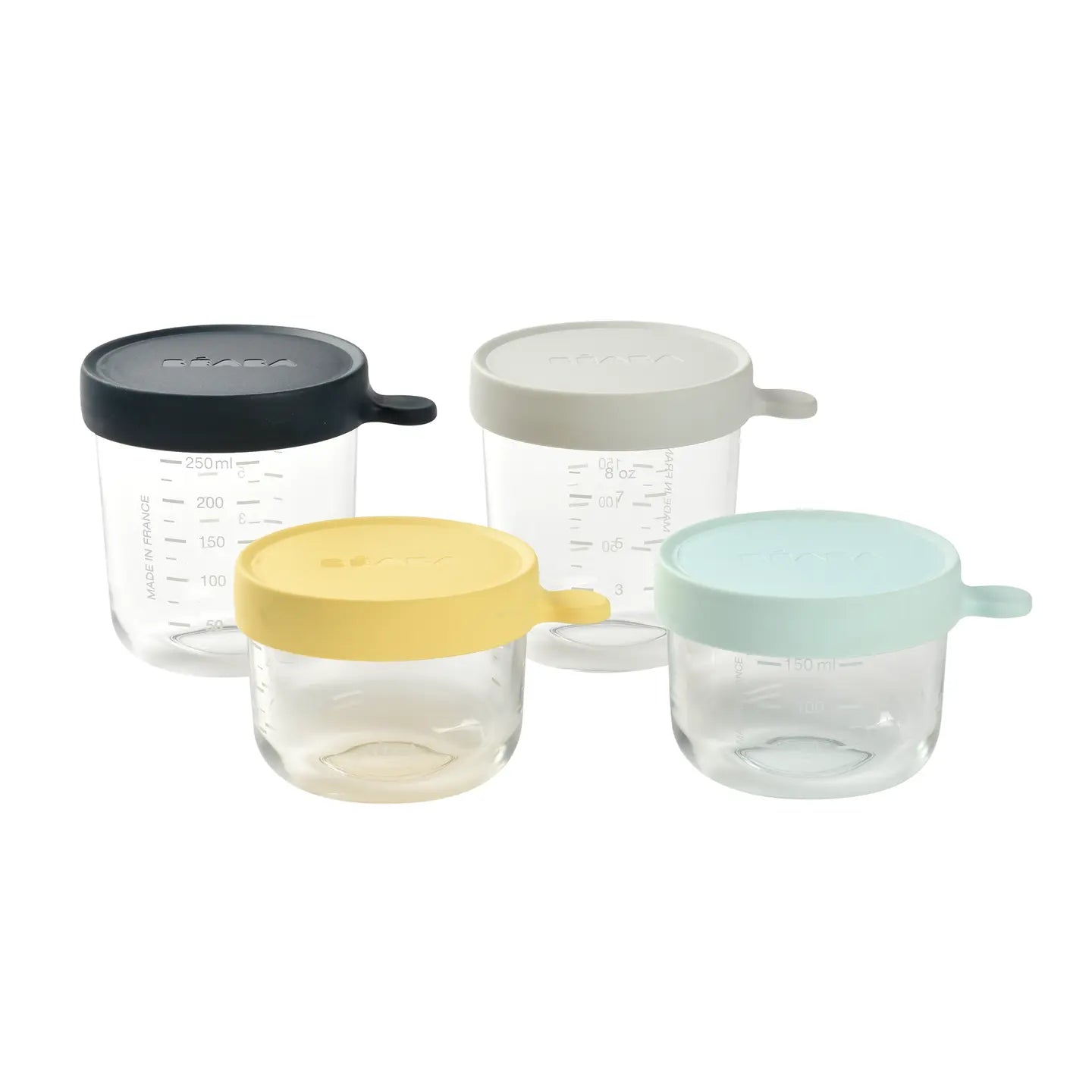 B-Ware Bèaba Portionsbehälter Set Behälter Aufbewahrungsbox Glas Babynahrung 2 Sets - 3384349129965