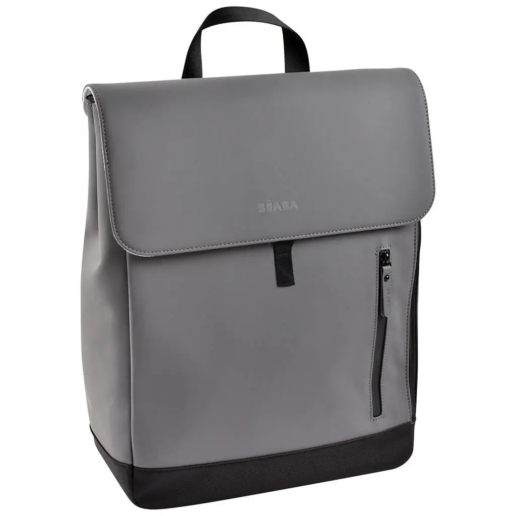 Beaba Wickelrucksack Wickeltasche Wickelunterlage Befestigung Oslo Mineral Grey B-Ware - 3384349403201