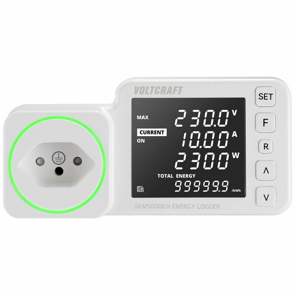 VOLTCRAFT SEM5000 CH Energiekosten-Messgerät Kostenprognose Alarmfunktion    779