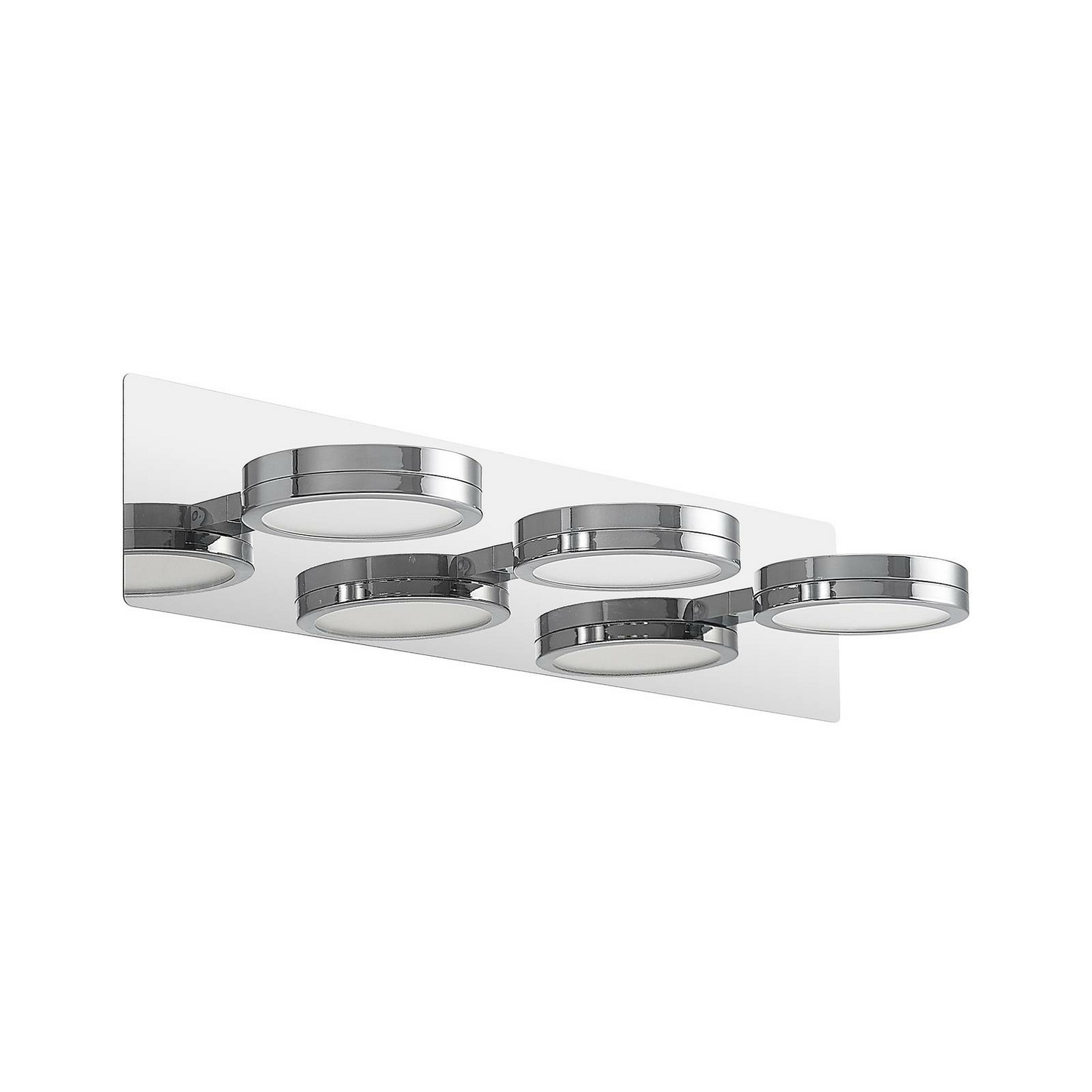 B-Ware Lindby Wandleuchte Wandlampe Bad Led Chrom Skrolla Dreiflammig Warmweiß Universa