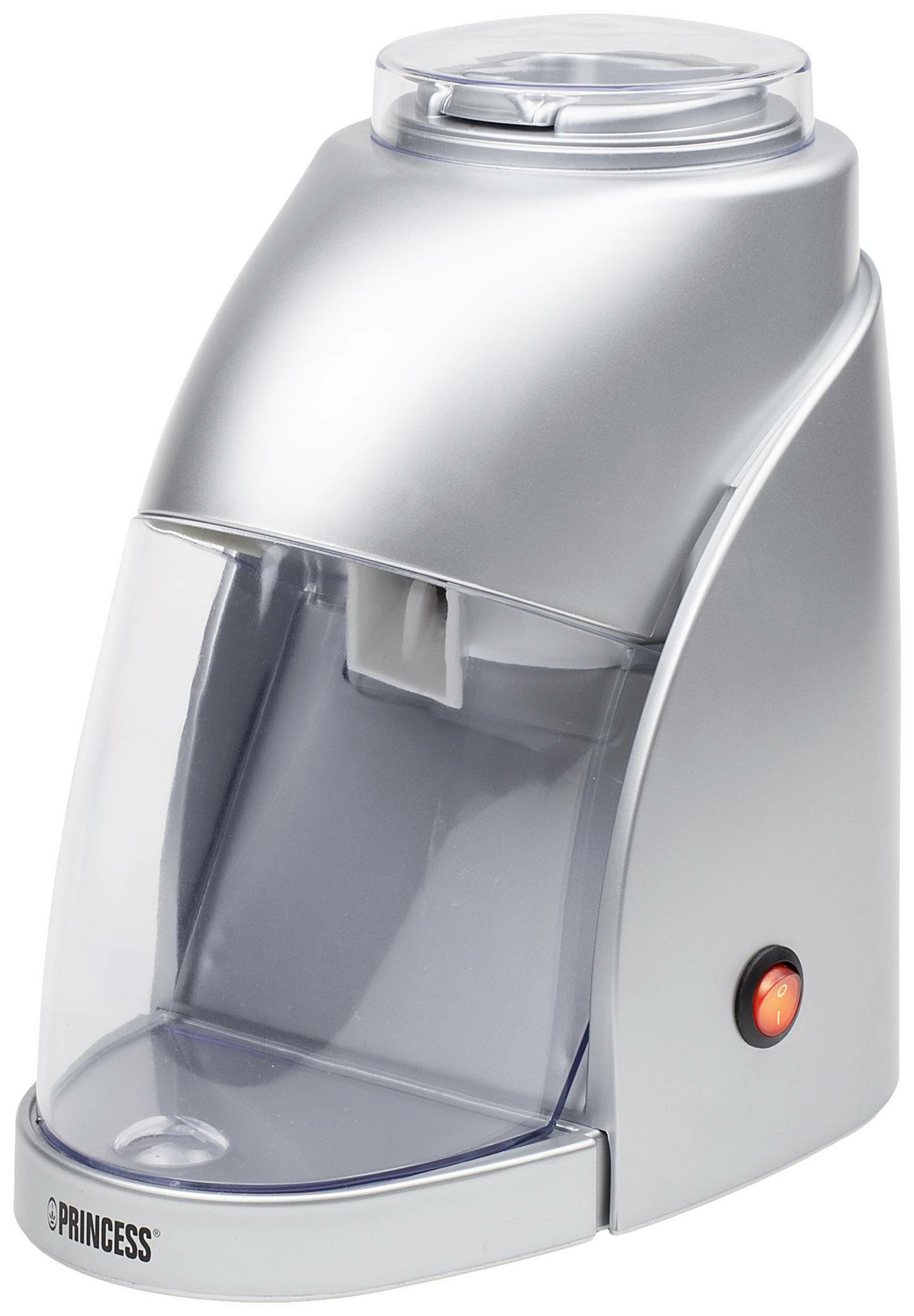 B-Ware Princess Elektrischer Eiscrusher Eiszerkleinerer Eis Crush Maschine Silber 60619