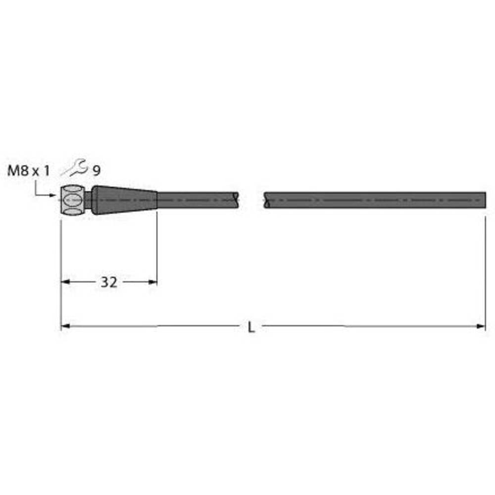 Turck 6934442 Sensor-/Aktor-Anschlussleitung Leitung Anschlusskabel Kabel